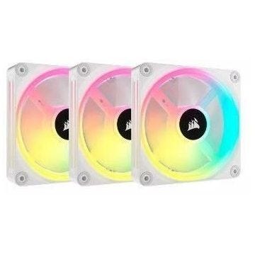 CORSAIR - QX RGB Series - iCUE LINK QX120 RGB WHITE - Ventilation PC - 120mm - Starter Kit