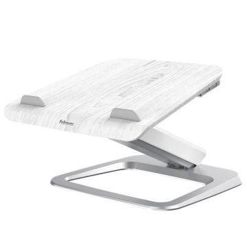 Fellowes Support pour ordinateur portable Hana - Blanc - Support ergonomique pour ordinateur portable - Blanc