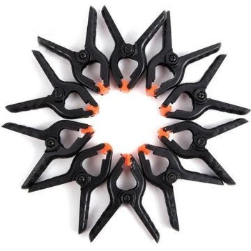 Collier de serrage,Pince à ressort en plastique et Nylon, pince de Type A pour le travail du bois, outils de [A266124308]
