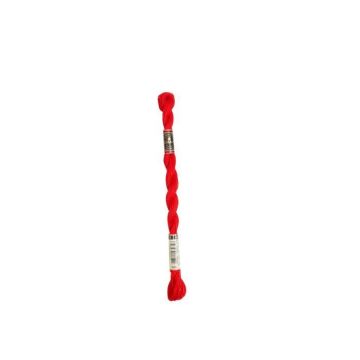 Fil DMC Coton Perlé Médium N5 Col. 666 Rouge