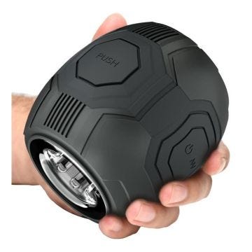 Masturbateur Vibrant - Blush Novelties - Dome X - 10 modes de vibration - Design futuriste - Étanche IPX7