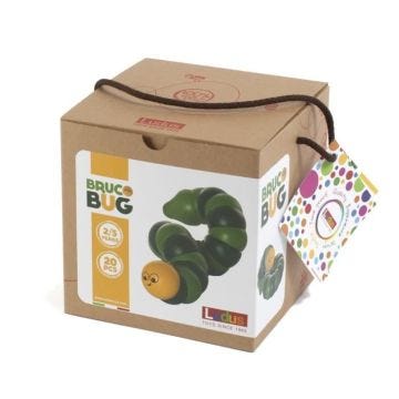 Jeu de construction Bruco La Chenille Boîte de 20 pièces - Ludus Multicolore - Assort.