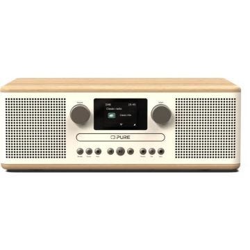 Lecteur CD & radio numérique - PURE - Classic C-D6 - Blanc Coton/Chêne