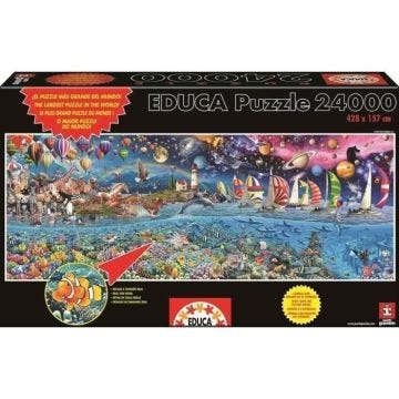 Puzzle La Vie 24000 Pièces - EDUCA - Tableaux et peintures - Multicolore - Adulte