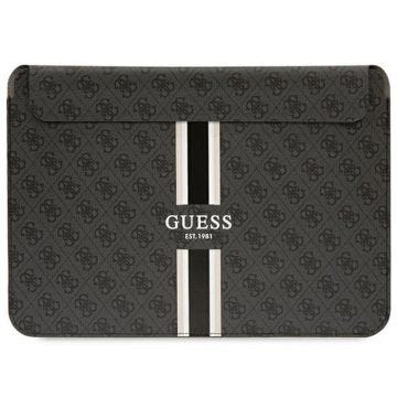 Cg mobile - GUCS14P4RPSK - Guess Sleeve 14" Noir 4G Imprime rayures