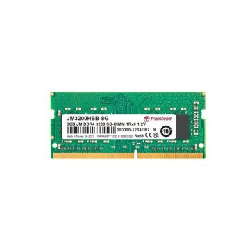Mémoire RAM TRANSCEND JetRAM - DDR4 - 8 Go - SO DIMM 260 broches - 3200 MHz / PC4-25600 - CL22 - 1.2 V