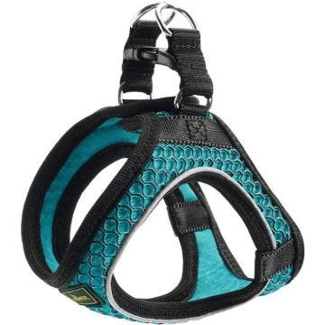 HUNTER HILO Comfort Harnais en Maille pour Petit Chien, Turquoise, XXS-XS - 67134