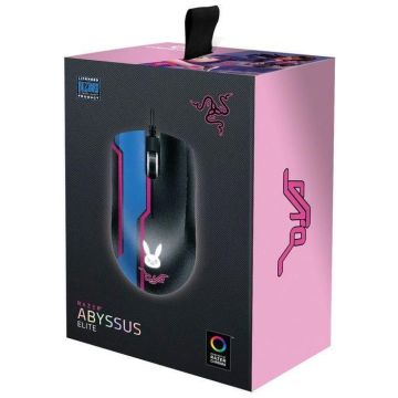 Souris filaire pour gamer - Razer - Abyssus Elite (D.Va) - 7200 dpi - Ambidextre - RGB 16.8M couleurs