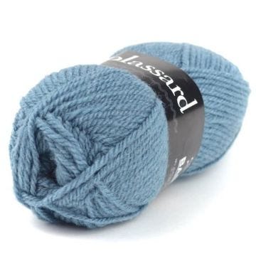 Laine Plassard Basic 599 Bleu - Plassard - Laine Intemporelle - Acrylique;Laine - 1 pelote