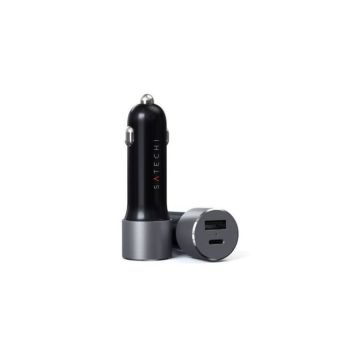 Prise Allume cigare 72W Satechi Gris
