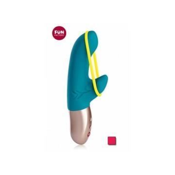Vibromasseur Mini DeluxeVIBE Amorino - Bleu - Fun Factory - Vibrant - Moyen