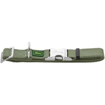 Collier pour chien HUNTER Inari en aluminium vert tilleul, taille XL - réglable et résistant