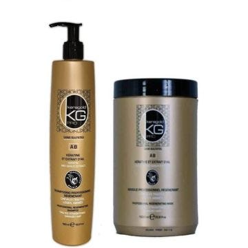 Pack keragold Shampoing AB 1000ml + masque AB 1000ml[W484]