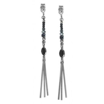 Boucles d'oreille - FRANCK HERVAL - Garance - Longues - 3 tiges courtes - Femme
