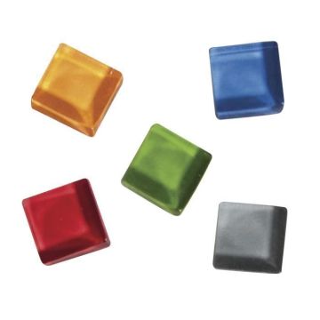Mosaïque Soft Glas - 1x1cm - env. 525 tesselles - Rayher Multicolore - Assort.