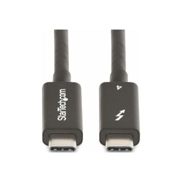 - StarTech.com - StarTech.com 6ft (2m) Active Thunderbolt 4 Cable, 40Gbps, 100W PD, 4K/8K, Intel Certified, Compatible w/Thunderbo