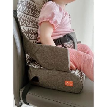 Réhausseur pour enfants - DREAMBABY - ON-THE-GO - Portable avec compartiments de rangement - Léger, compact et facile à transporter