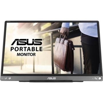 Écran PC Mobile ASUS ZenScreen MB16ACE - 15.6" - IPS - Full HD 1920x1080 px - 5ms - 60Hz - 220cd/m² - USB-C - Gris Foncé