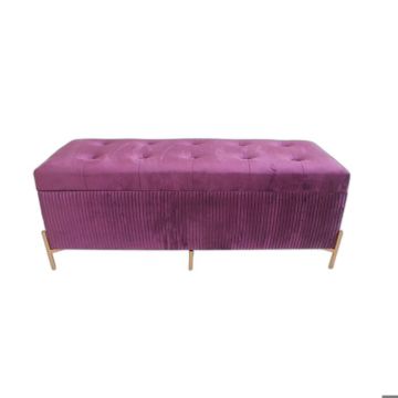 Banc de Pied de lit bois MDF DKD Home Decor