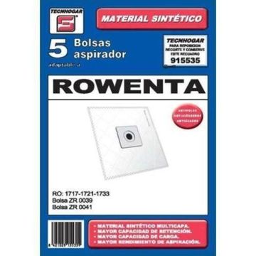 ERSA 915535 - ELECTROMENAGER - SAC ASPIRATEUR - Sac Aspirateur Synthétique, Lot de 5