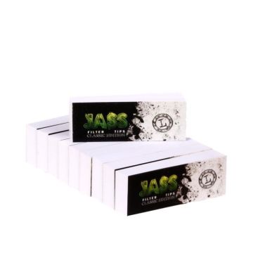Jass Filter Tips Classic Edition 10 carnet de 50 Filtre - TAILLE L - Fumeur Tube - 009