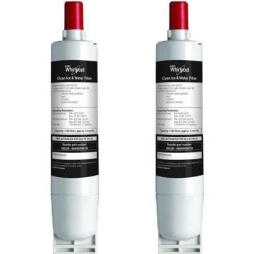 Lot de deux filtres a eau original Whirlpool SBS002 pour refrigerateur americain 484000008726(2)