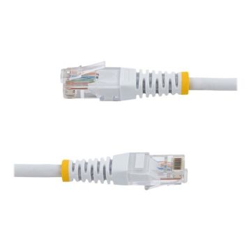 Câble de connexion UTP Cat5e - STARTECH - 15 m - RJ45 Mâle - Blanc - Connecteurs plaqués or