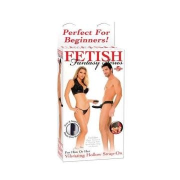Gode Ceinture - Fetish Fantasy Series - Vibrant - Noir - PVC - Unisexe