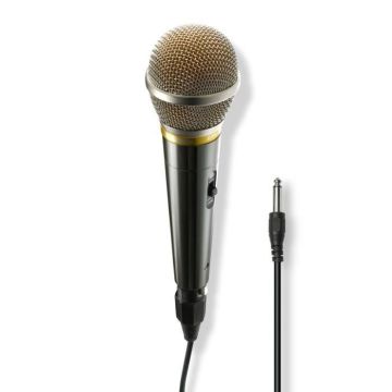 Microphone dynam. "Vocal Pro", câble 6,35 mm, 3 m, interr. mrche/arrêt