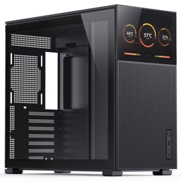 JONSBO D41 MESH SCREEN ATX GEHÄUSE, TEMPERED GLASS - SCHWARZ