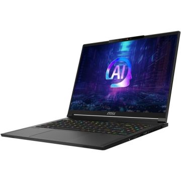 PC Portable Gaming - MSI Stealth A16 AI+ - 16" QHD+ 240Hz - AMD Ryzen 9 - 32Go RAM - 1To SSD - RTX 4070 - Noir