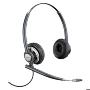 Casque filaire Plantronics EncorePro HW720 - Supra-aural - Gris foncé - Anti-bruit - Téléphone