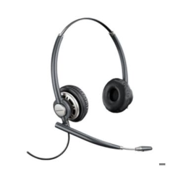Casque filaire Plantronics EncorePro HW720 - Supra-aural - Gris foncé - Anti-bruit - Téléphone