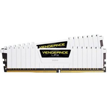 CORSAIR Mémoire PC DDR4 - Vengeance - 16 Go (2 x 8 Go) - 2666MHz - CAS 16 (CMK16GX4M2A2666C16W)