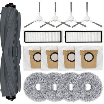 Pour Dreame L10s Ultra,L10 Ultra,S10,Xiaomi X20+,1 brosse principale, 4 brosses latérales, 2 filtres, 4 serpillières NOVAGO