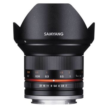 Samyang objectif 12mm f/2 ncs cs compatible avec sony e