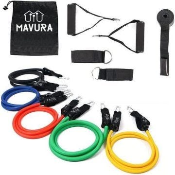MAVURA bande de résistance »MAVURASports ensemble de bandes de résistance bandes de fitness bandes de résistance bandes de gymnastiq