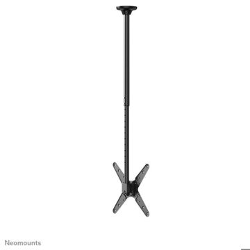 NEWSTAR Fixation au plafond FPMA-C340BLACK pour Ecran Plat - Noir - 1 Display(s) Supported 190,5 cm - 50 kg Max