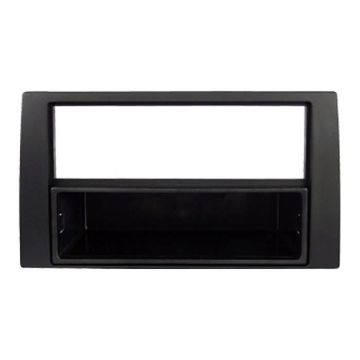 Facade autoradio - ADNAUTO - FA224 - Compatible Audi A4 - Seat Exeo - 1Din avec vide poche
