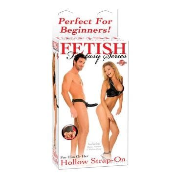 Gode ceinture - FETISH - HOLLOW STRAP ON BLACK - Noir - Anus