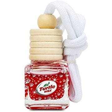 Désodorisant - TURTLE WAX - TWX101 - Parfum Fraise - 5 ml - Tient jusqu'à 45 jours
