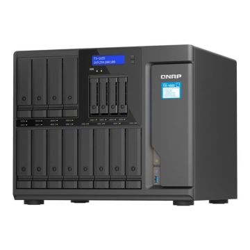 Serveur NAS - QNAP - TS-1655-8G - 16 baies - 8 Go RAM - 2.5 GbE - PSU 550 W - Noir