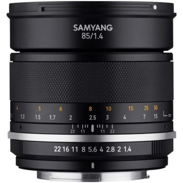 Samyang objectif 85mm f/1.4 mf mk2 compatible avec canon ef