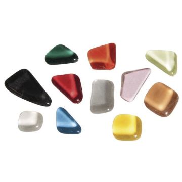 Mélange mosaïques Soft Glas, Colore, polygonal, (env.515pces), boîte 500g