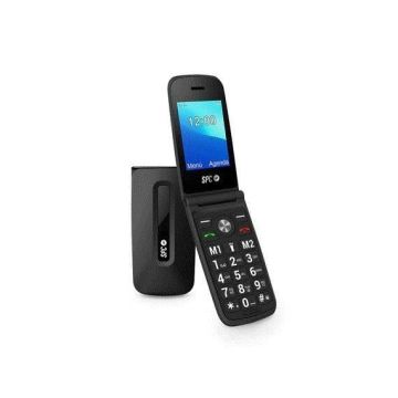 SPC Titan - Téléphone Portable pour Personnes âgées, Grandes Touches, Sonnerie et Notifications intelligentes et 2 mémoires directes