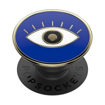 Poignée pour smartphone - POPSOCKETS - PopGrip Evil Eye - Émail - Repositionnable - Compatible PopMounts