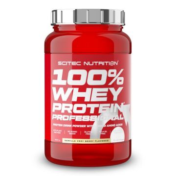 100% Whey Protein Professional (920g) Vanille Fruit Rouge