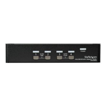 Commutateur KVM DisplayPort 4K 60 Hz à 4 ports avec hub USB 2.0 intégré - STARTECH