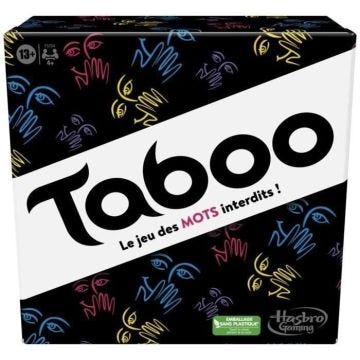 Taboo Classique, Jeu de société, Le jeu des mots interdits, pour ados et adultes, dès 13 ans, Hasbro Gaming