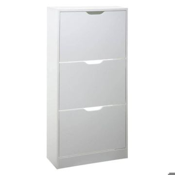 5five - meuble range-chaussures 3 tiroirs blanc